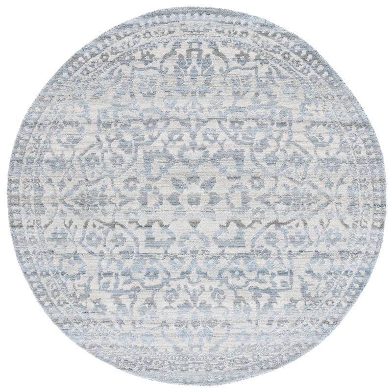 Phionna Hand Tufted Performance Oriental Rug, Round 6'
