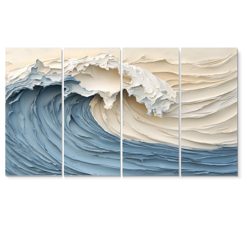 Ensemble d'art sur toile Clareen, H 32 po x l 64 po
