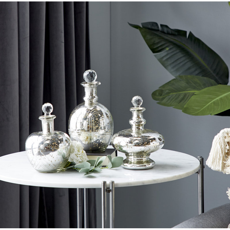 Abigail Decorative Glass Jars Set
