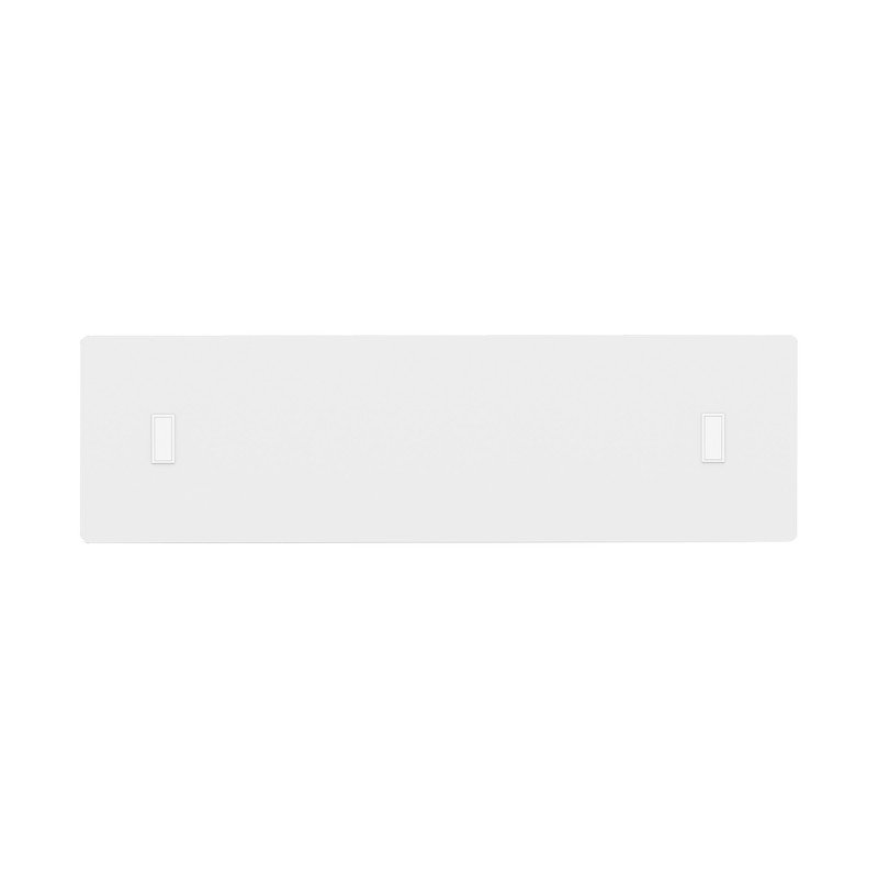 Couvercle gris clair pour foyers et foyers, Blanc