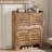 Shoe Cabinet Storage For Entryway, Narrow Shoe Cabinet With 2 Flip Drawers, Freestanding Hidden Slim Shoe Organizer Cabinet With Hooks For Foyer, Hallway, Garage-15916796