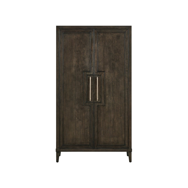 Fenwick 44" Wide Poplar Wood Modern Traditional Wardrobe