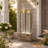 39'' Cascading Wall Fountain, Warm White LED Lights