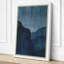 Rain on Mountains Japandi - Wrapped Canvas-1631936294-1631936292