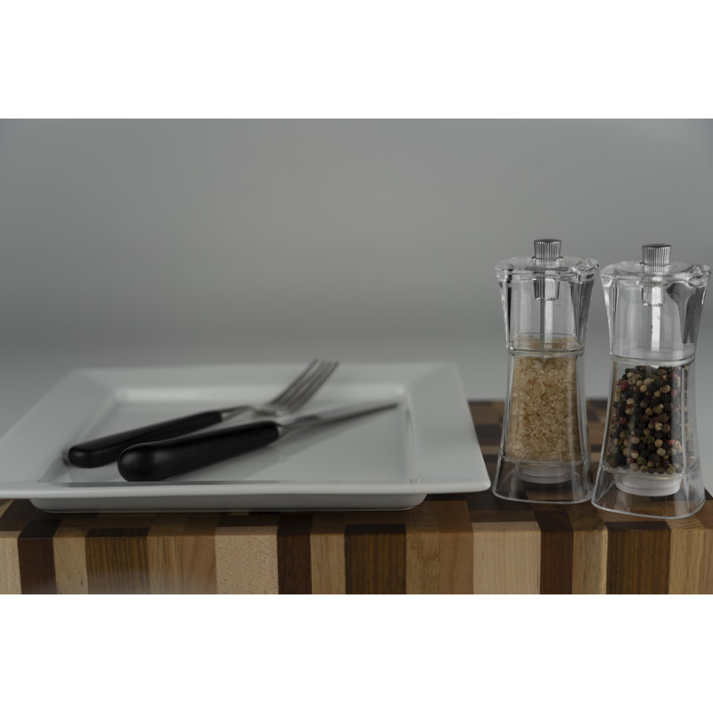 Grunwerg Salt & Pepper Shaker Set, 13cm H x 5.5cm W x 5.5cm D