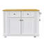 48Inch Large Kitchen Island With 2 Bar Stools (Not Include Stools)