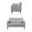 Adair Upholstered 52'' Loveseat