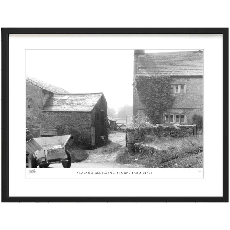 Yealand Redmayne, Storrs Farm C1955 - Single Picture Frame Print, 48.4cm H x 63.6cm W x 2.3cm D