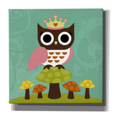 Red Barrel Studio® 'Princess Owl' By Nancy Lee, Canvas Wall Art -  Redwood Rover, 5DD67DF9B5434B9C9133D3DB928DE513