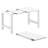 Farrah 55" W 4-Person Rectangular Extendable Plastic Patio Dining Set-70347152