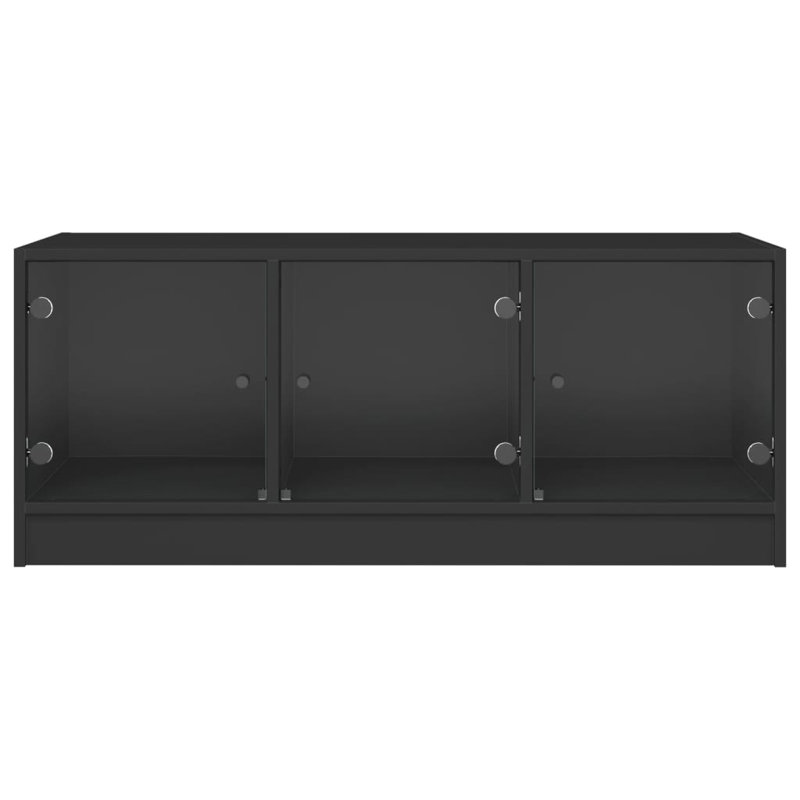 Matasha Coffee Table with Storage, Black