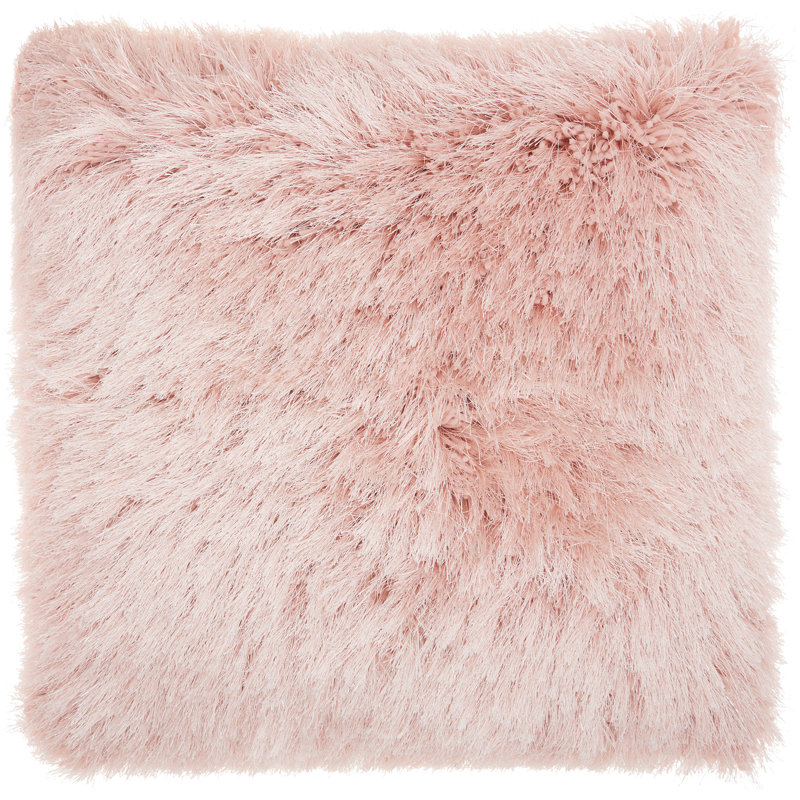 Housse de coussin carré et insert, 20 po X 20 po, Rose, Carré