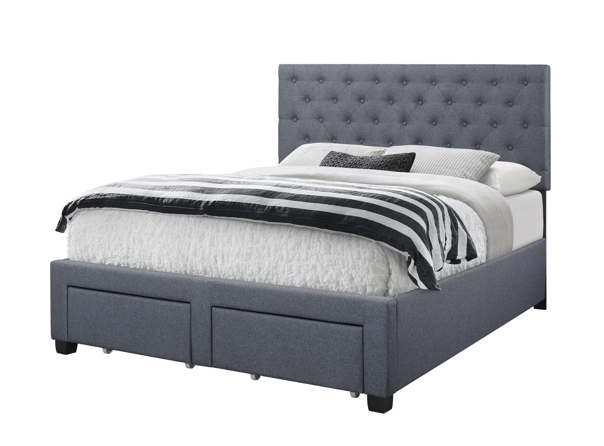 Lark Manor Anekey Upholstered Standard Storage Bed & Reviews Wayfair
