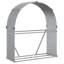 Porte-bûches en acier galvanisé 47,2 po x 17,7 po x 55,1 po-604221545