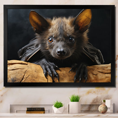 Bat Portrait I - Bat Framed Wall Art