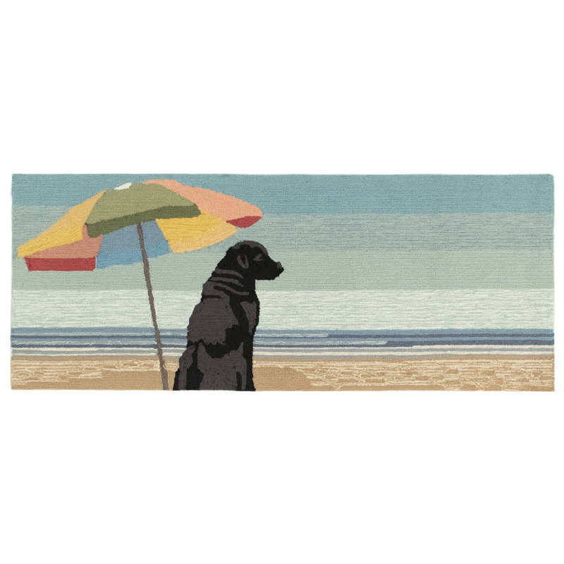 Sawbridgeworth No Pattern And Not Solid Color Polyester Kitchen Mat, Runner 2' x 5'