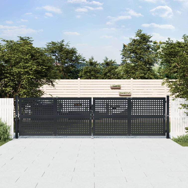 Ebern Designs Garden Gate Anthracite 