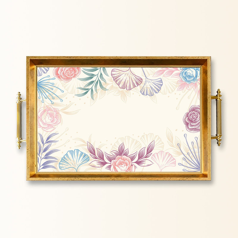 Élégant plateau en verre de 19,7 po x 11,4 po x 1,4 po | Fabrication 100% verre durable | Facile à nettoyer avec un chiffon humide | Idéal pour le service, la présentation décorative et l'organisation | Ajout élégant à la décoration intérieure