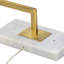 Lampe de table en métal 9 x 14,3 x 25,2 po