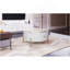Table basse moderne avec 2 grands tiroirs de rangement Modern (31,5 po)