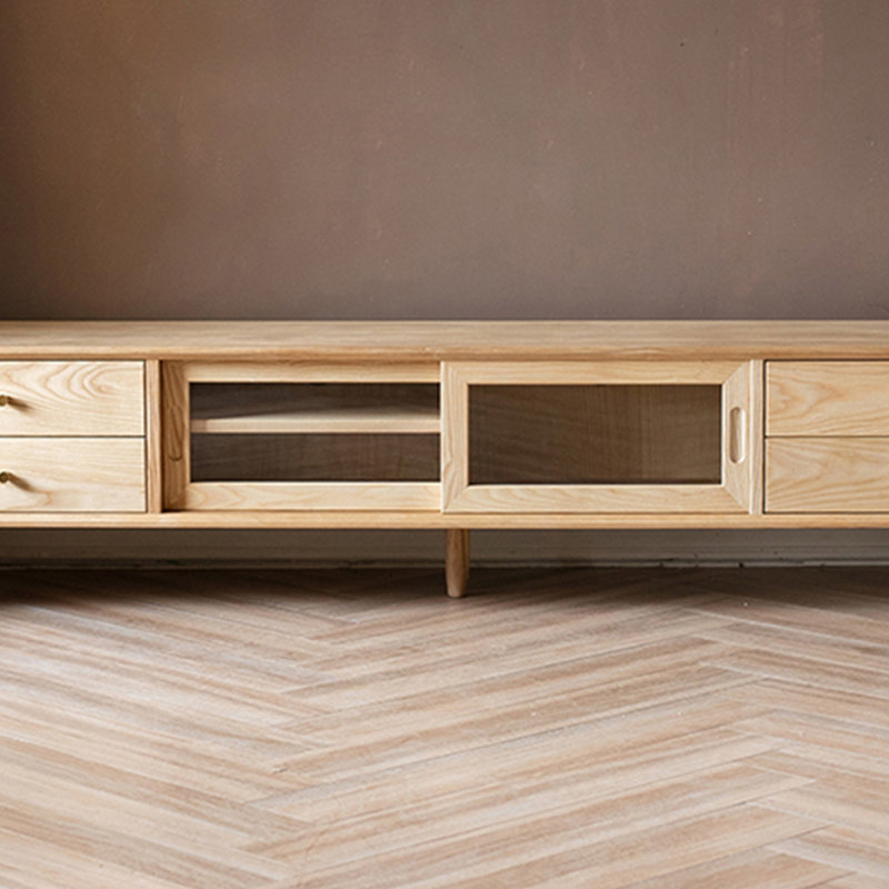 Meuble télé moderne en bois massif