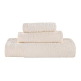 Ensemble de serviettes en rayonne de bambou et en coton mélangé hypoallergénique
