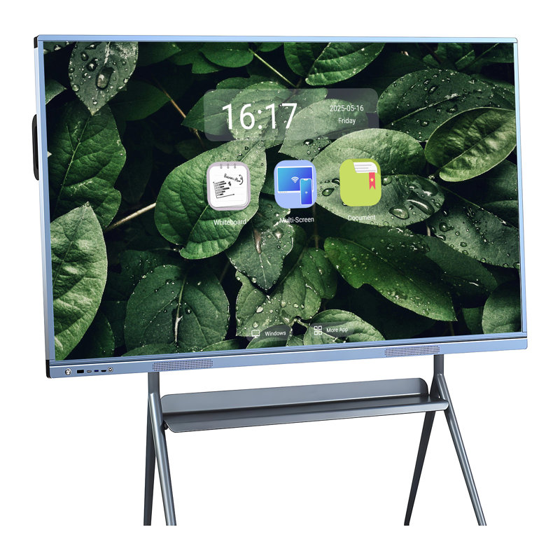 Tableau blanc interactif JYXCN 4K UHD, écran tactile numérique calendrier électronique tout-en-un affichage multi-tactile pour l'apprentissage en classe