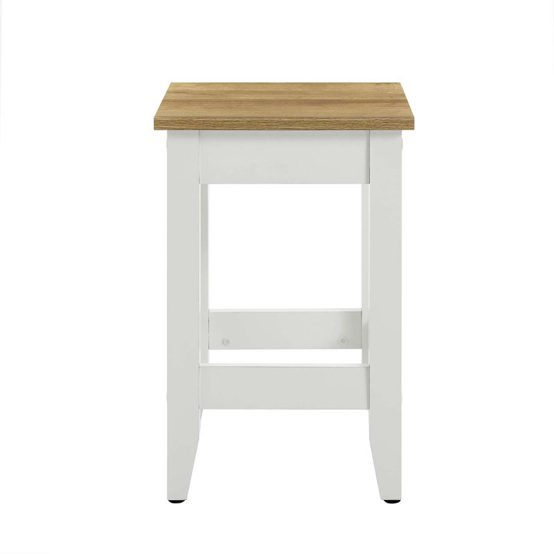 Tabouret de cuisine Sunbrook en chêne blanc