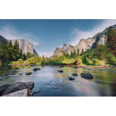 Yosemite Park 1 Piece Wrapped Canvas Wall Art