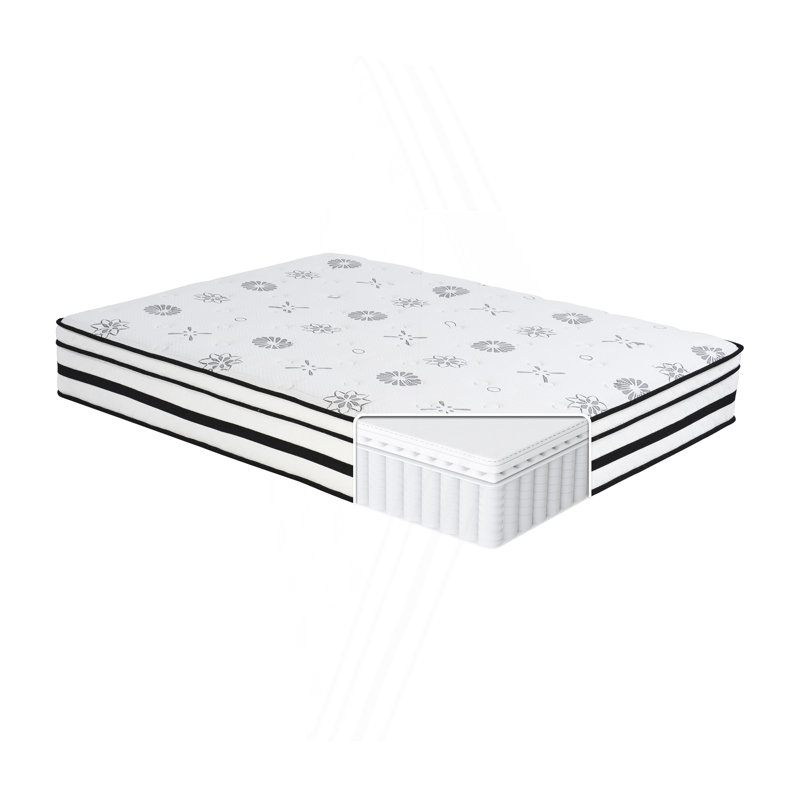 12-Inch Mattress Highly Breathable Quilted Cover Mattress, Plush Foam Mattress In A Box, Luxury Comfort Mattress, Queen