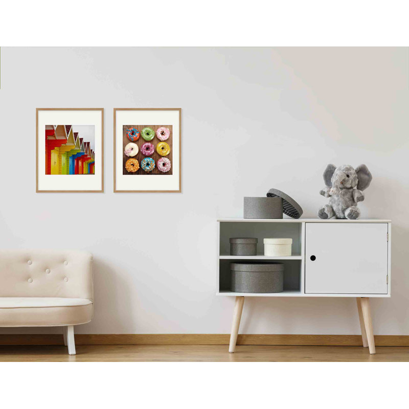 Solid Oak Picture Frame, 34 cm H x 25 cm W x 1.7 cm D