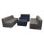 Amlie 78cm Wide Square Solid Colour Pouffe Ottoman-1295087102