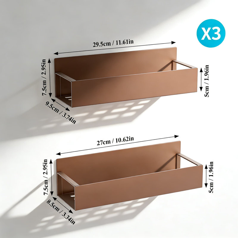 Ensemble de 6 étagères à épices magnétiques, rangement compact pour réfrigérateur et porte de four, support à épices en métal durable
