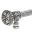 Juliane Grace 9 inches c.c. with 5/8 reeded center long pull large finial with 56 Swarovski Clear & Aurore Boreale Crystals in Chalice-631564775