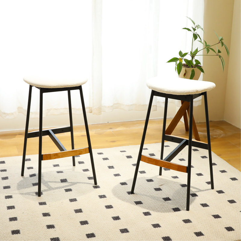 Ensemble élégant de 2 tabourets de bar pour des sièges confortables dans divers environnements