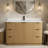 Calamigo 48'' Single Bathroom Vanity With Engineered Quartz Top