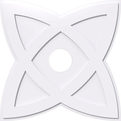 Médaillon de plafond contemporain en PVC de qualité architecturale Cosmo