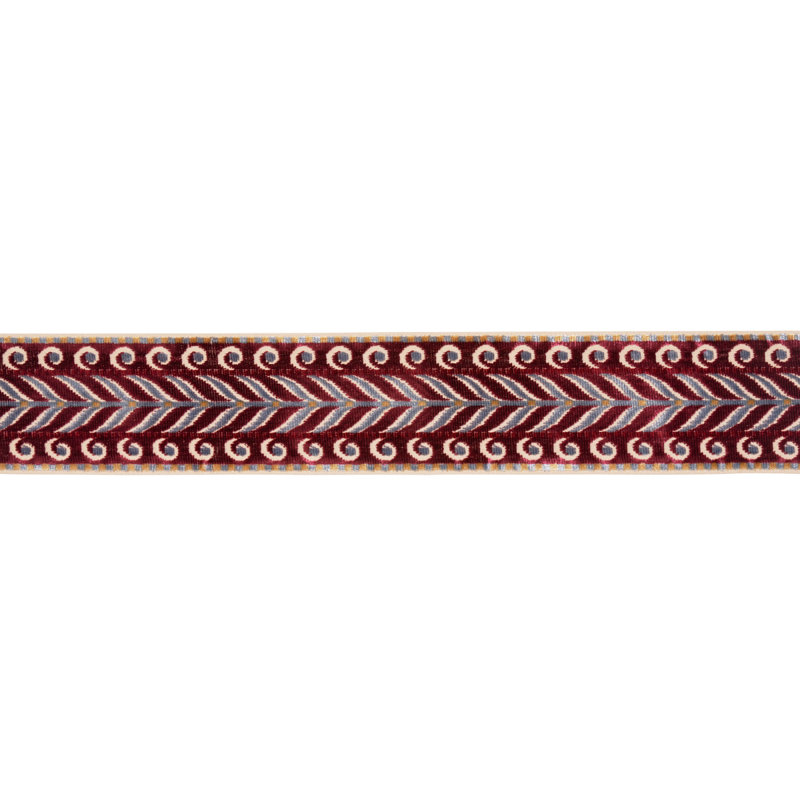 Marion Velvet Tape, Aubergine