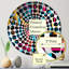 Miroir Neon Futuristic Lined-101222513