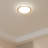 Philisha 16-inch Round LED Flush Mount Ceiling Light with Crystal-like Decorative Ring, 3CCT (3000K/4000K/5000K)
