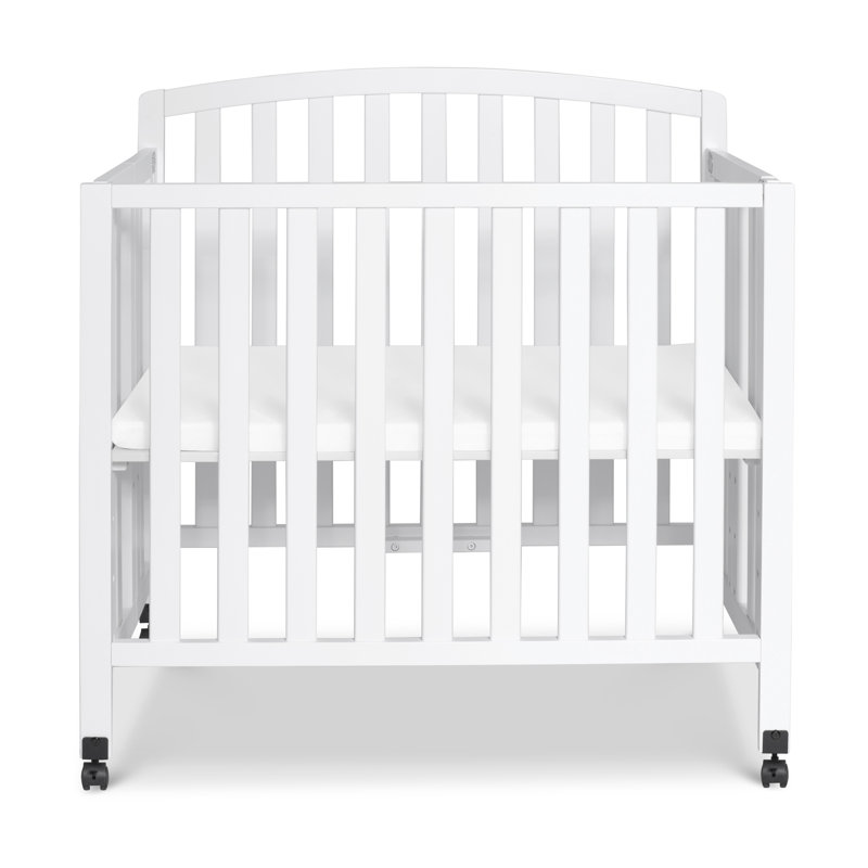 Dylan 3-in-1 Mini Convertible Portable Crib, White