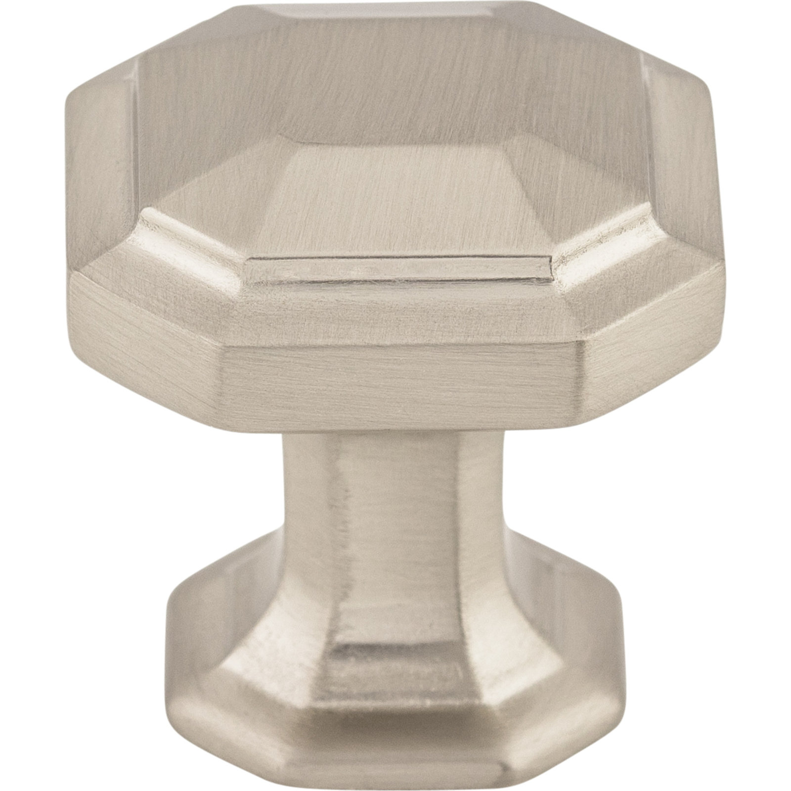 Emerald 1 1/8" Diameter Round Knob, Brushed Satin Nickel