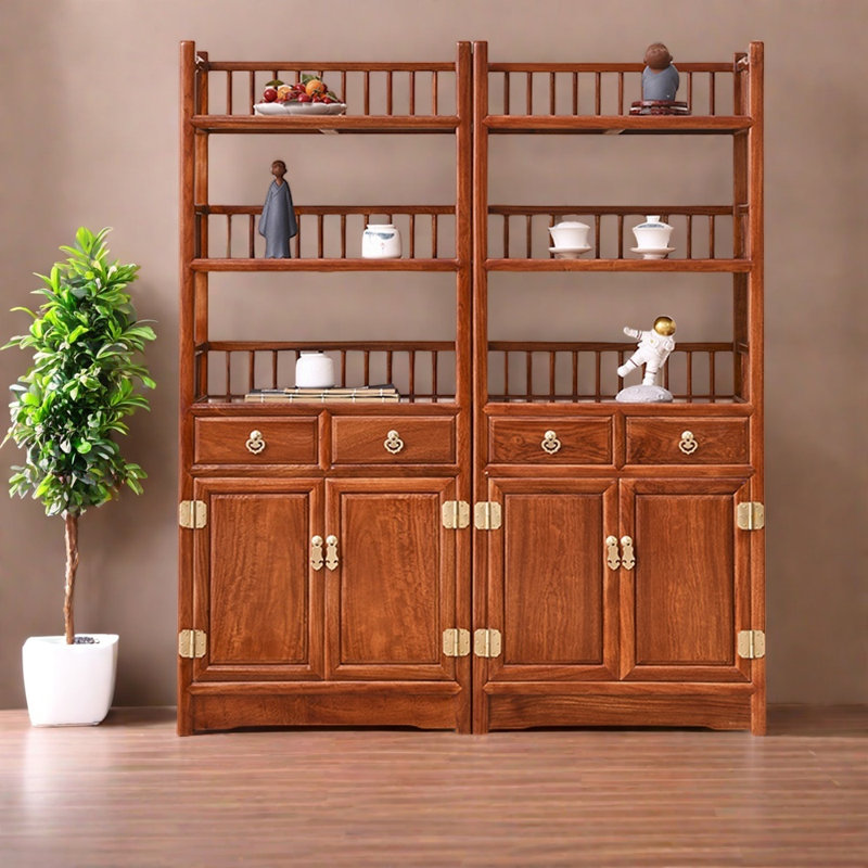 Chinese Style Multi-Tier Bookcase