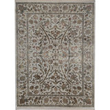 Chantel Oriental Area Rug in Ivory/Green