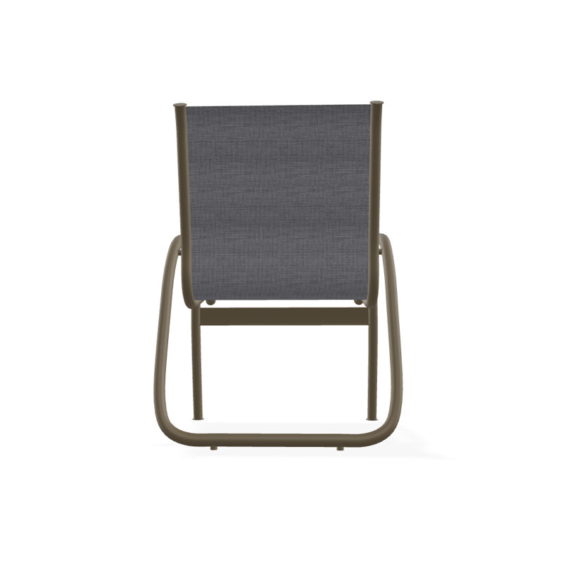Fauteuil de patio Gardenella, Bois de plage texturé, Étain Augustine