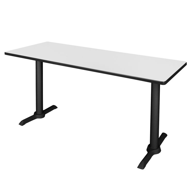 Base et table de formation Cain, Blanc, Noir, H 29 po x L 72 po x l 24 po