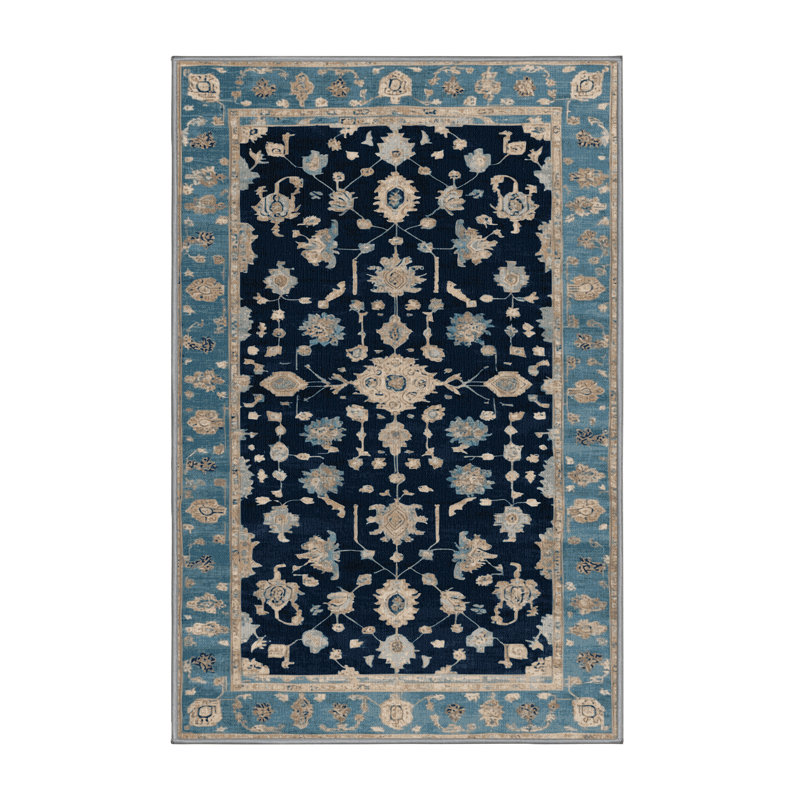 Tapis gris lavable à la machine, Rectangle 2 pi x 3 pi