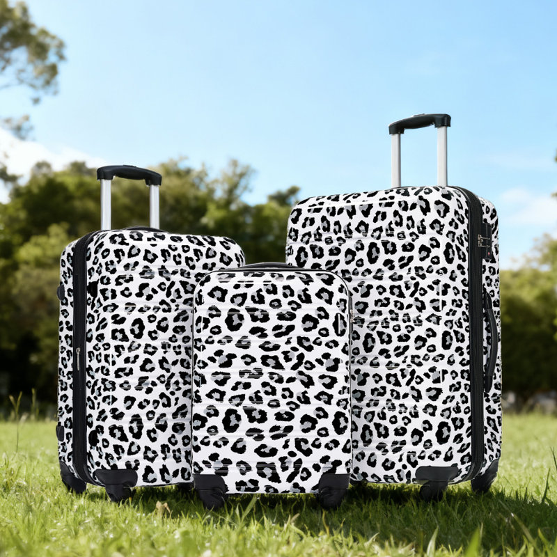 Hardshell Luggage Sets 3 Pcs Spinner Suitcase With TSA Lock Lightweight-20"+24"+28" Luggages