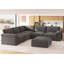 Upholstered 57.4 " Chenille Sectional-2004783819-2004783858