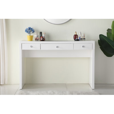 Cosmo 48'' Glass Top Console Table